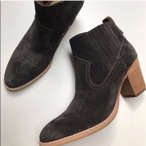DOLCE VITA booties in black/dark grey